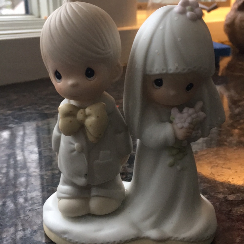 Precious Moments bride and groom figurine